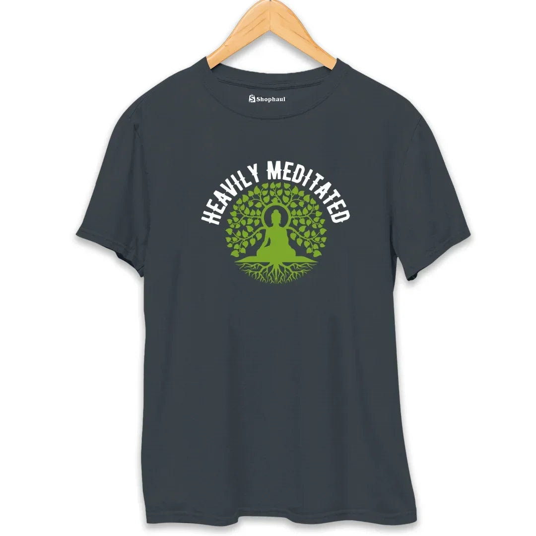 Heavily Meditated Yoga T-Shirt