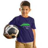 Kids My Happy Place Football T-Shirt