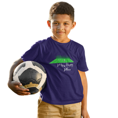 Kids My Happy Place Football T-Shirt