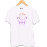 Fly High Butterfly T-Shirt White-XXL