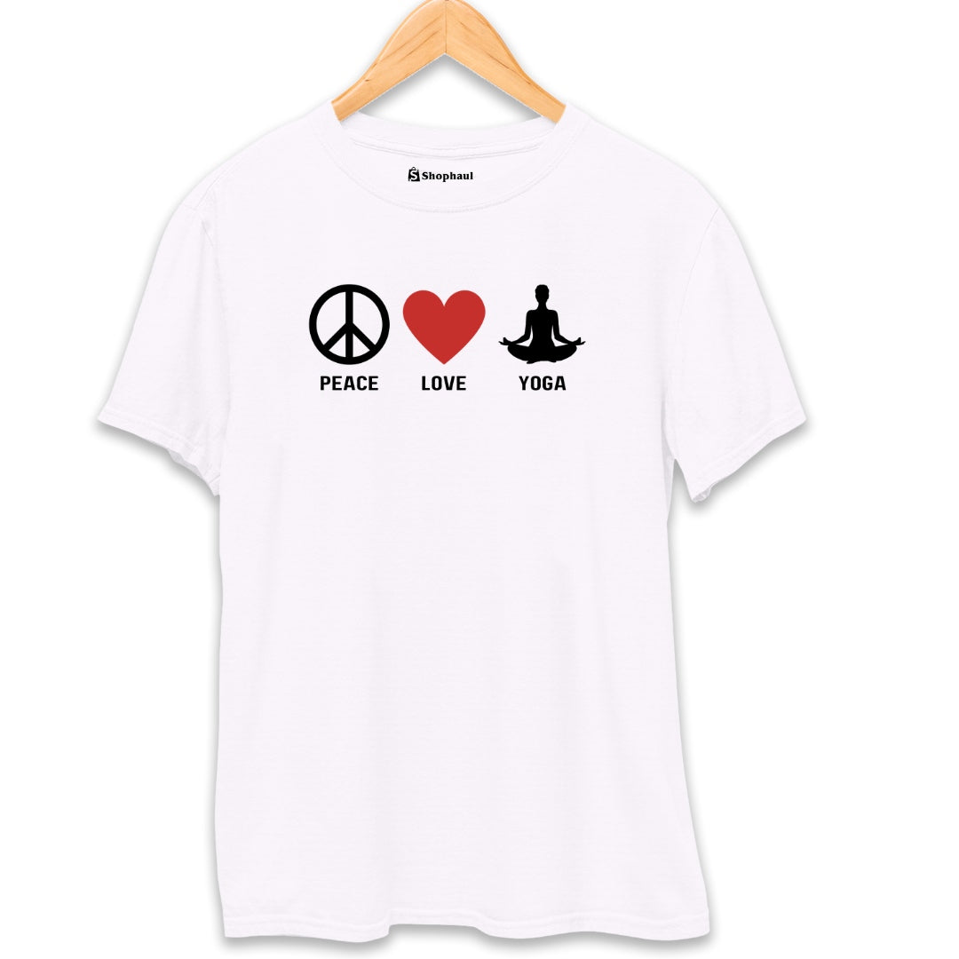 Peace Love Yoga T-Shirt (Clearance Sale)