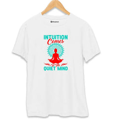 Intuition Comes Yoga t-Shirt