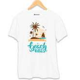Beach Vibles T-Shirt White-XXL
