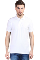 Polo T-Shirt Half Sleeve - White