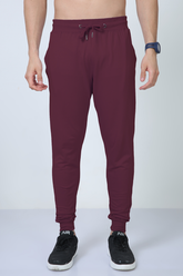 Plain Jogger - Maroon XXL