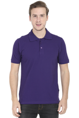 Polo T-Shirt Half Sleeve - Purple