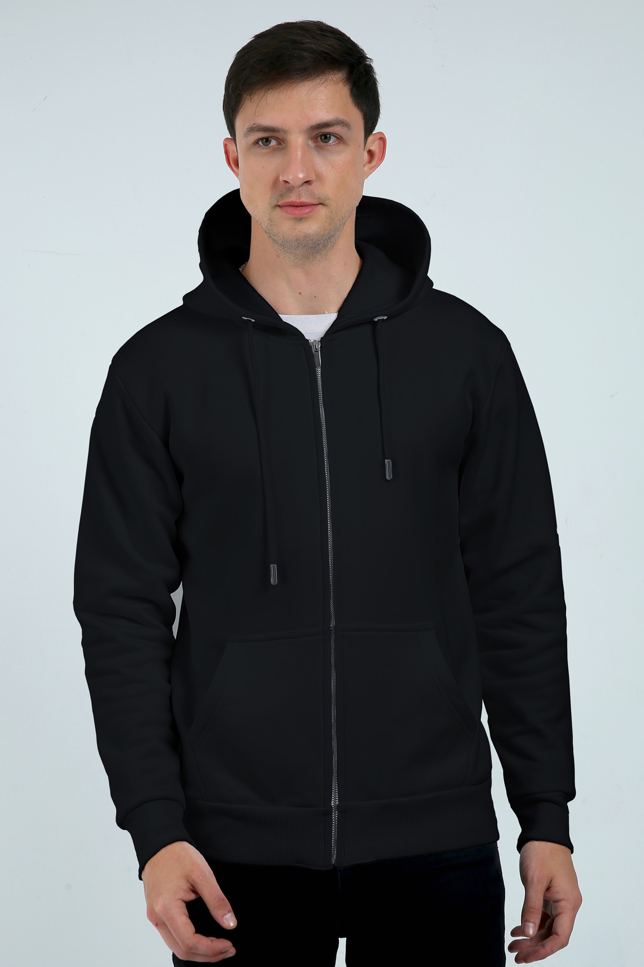 HeavyWeight Zip Hoodie - Black
