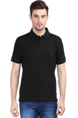 Polo T-Shirt Half Sleeve - Black