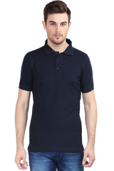 Polo T-Shirt Half Sleeve - Navy Blue
