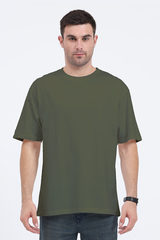 Oversized Classic T-Shirt Plain Green