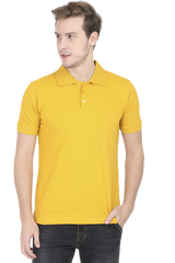Polo T-Shirt Half Sleeve - Mustard Yellow