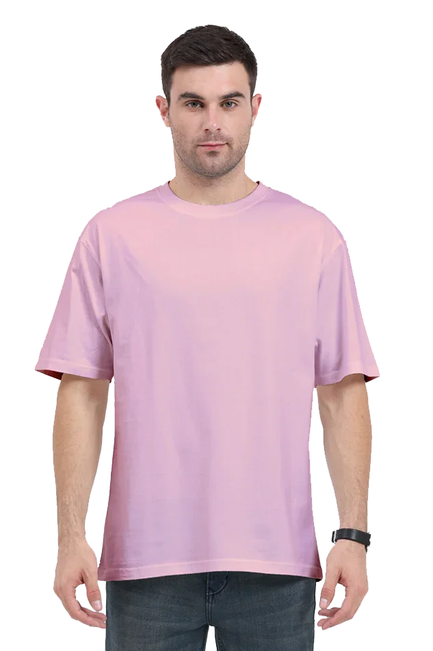 Oversized Classic T-Shirt Plain Light baby Pink