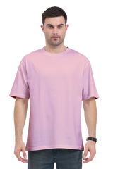 Oversized Classic T-Shirt Plain Light baby Pink
