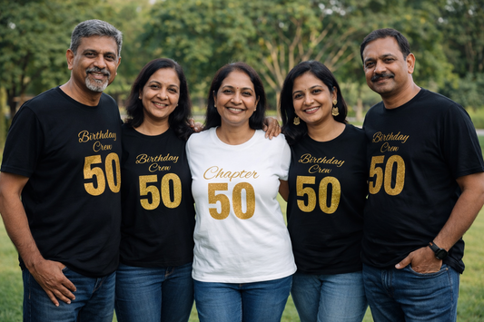 50th birthday t shirts for group