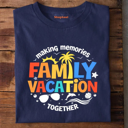 Family Vacation T-Shirt - Black / S best family travel tshirt,family travel tshirt,summer vacation tshirt