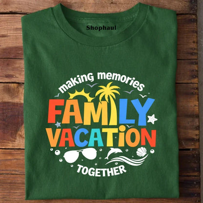 Family Vacation T-Shirt - Black / S best family travel tshirt,family travel tshirt,summer vacation tshirt