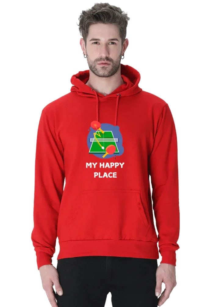 Table Tennis Happy Place Hoodie - Unisex