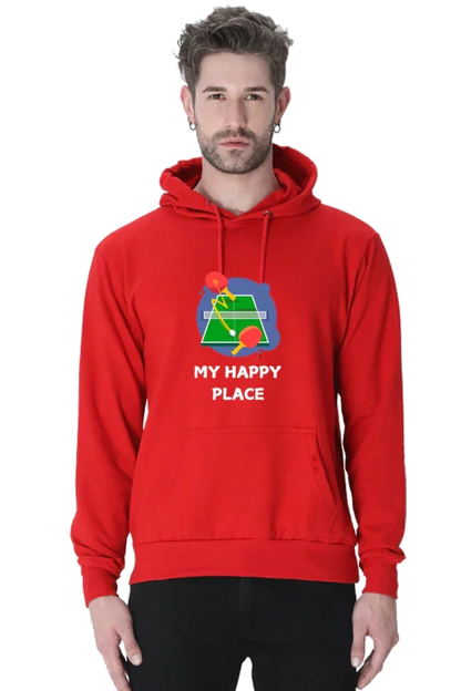 Table Tennis Happy Place Hoodie - Unisex
