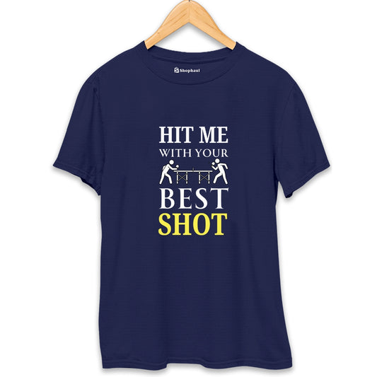 Hit Me with Your Best Shot Table Tennis T-Shirt (Clearance Sale)