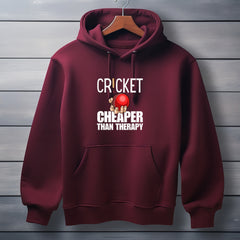 Cricket Cheaper than Therapy Hoodie - Unisex