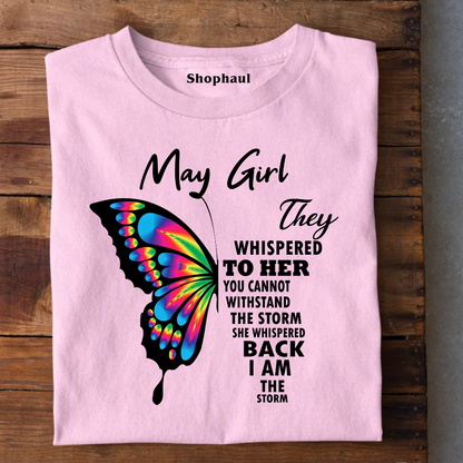 May Girl Birthday T-Shirt