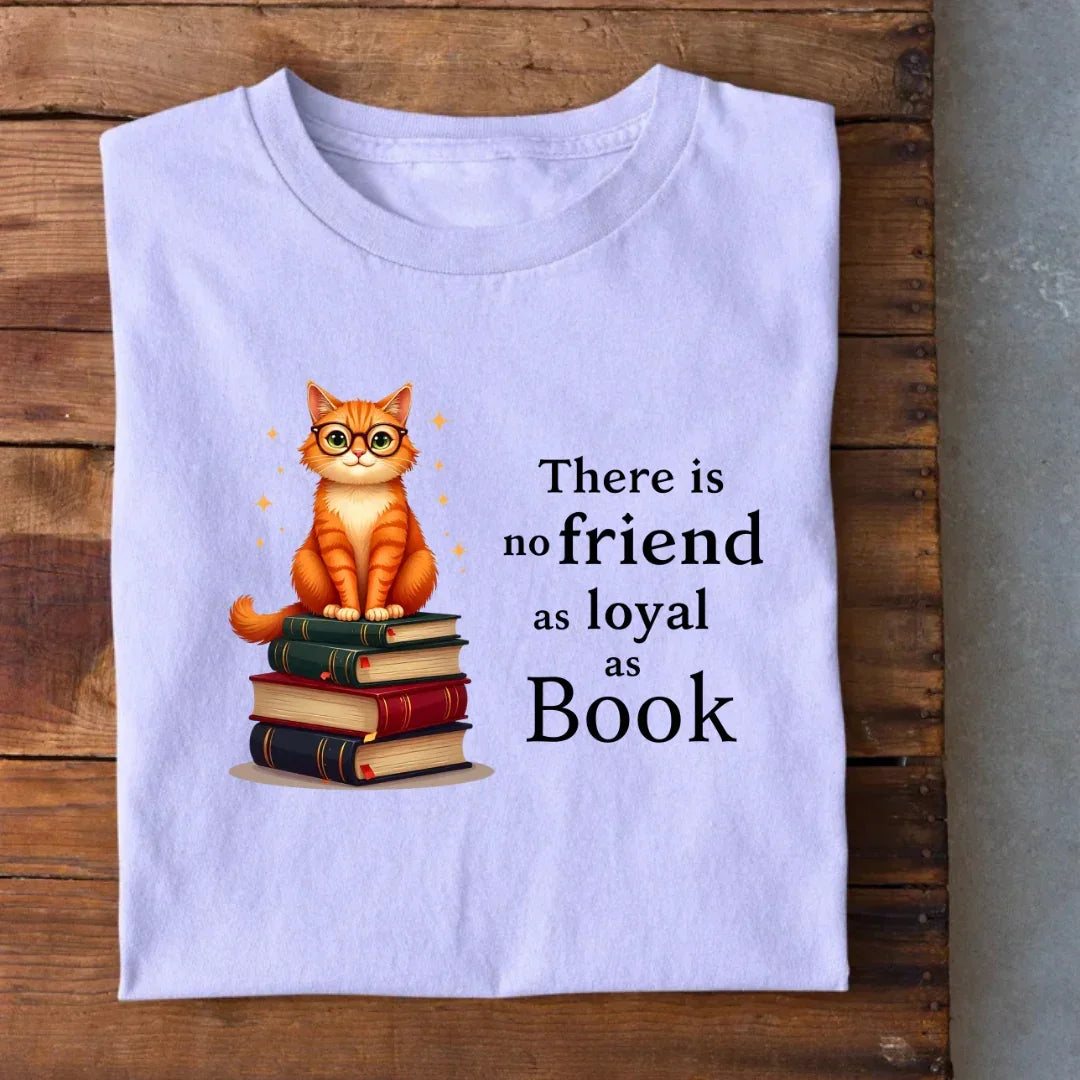 There is no Friend as Loyal as Book T-Shirt