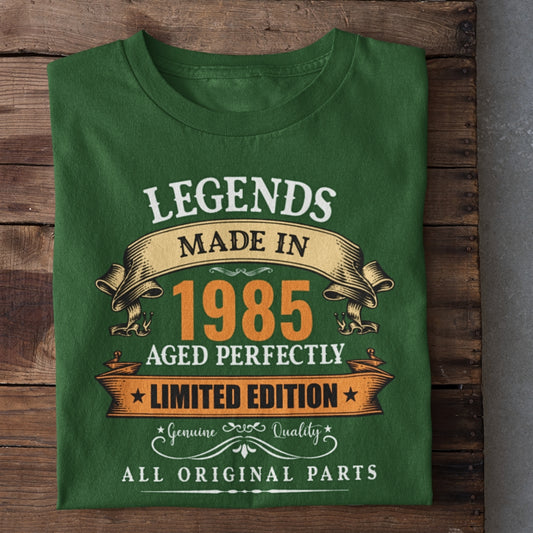 Legends Made in 1985 Birthday T-Shirt