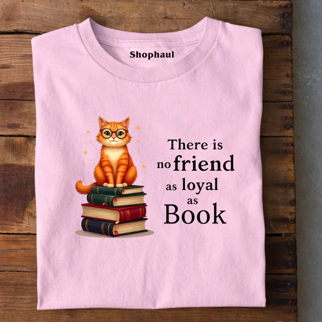 There is no Friend as Loyal as Book T-Shirt