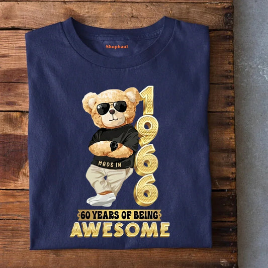 1966 | 60 Years being awesome teddy T-Shirt