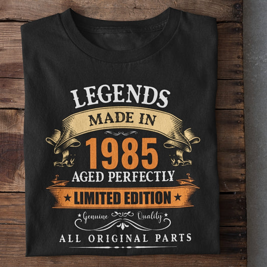 Legends Made in 1985 Birthday T-Shirt