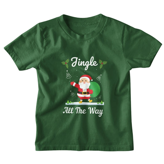 Kids Jingle All The Way Christmas T-Shirt - The Shophaul Designs