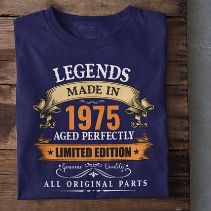 Legends Made in 1975 Birthday Unisex T-Shirt