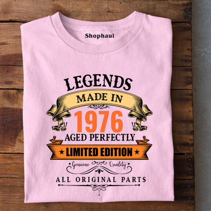 Legends Made in 1976 | 50 Years Birthday Unisex T-Shirt