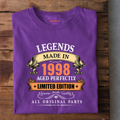 Legends Made in 1998 T-Shirt