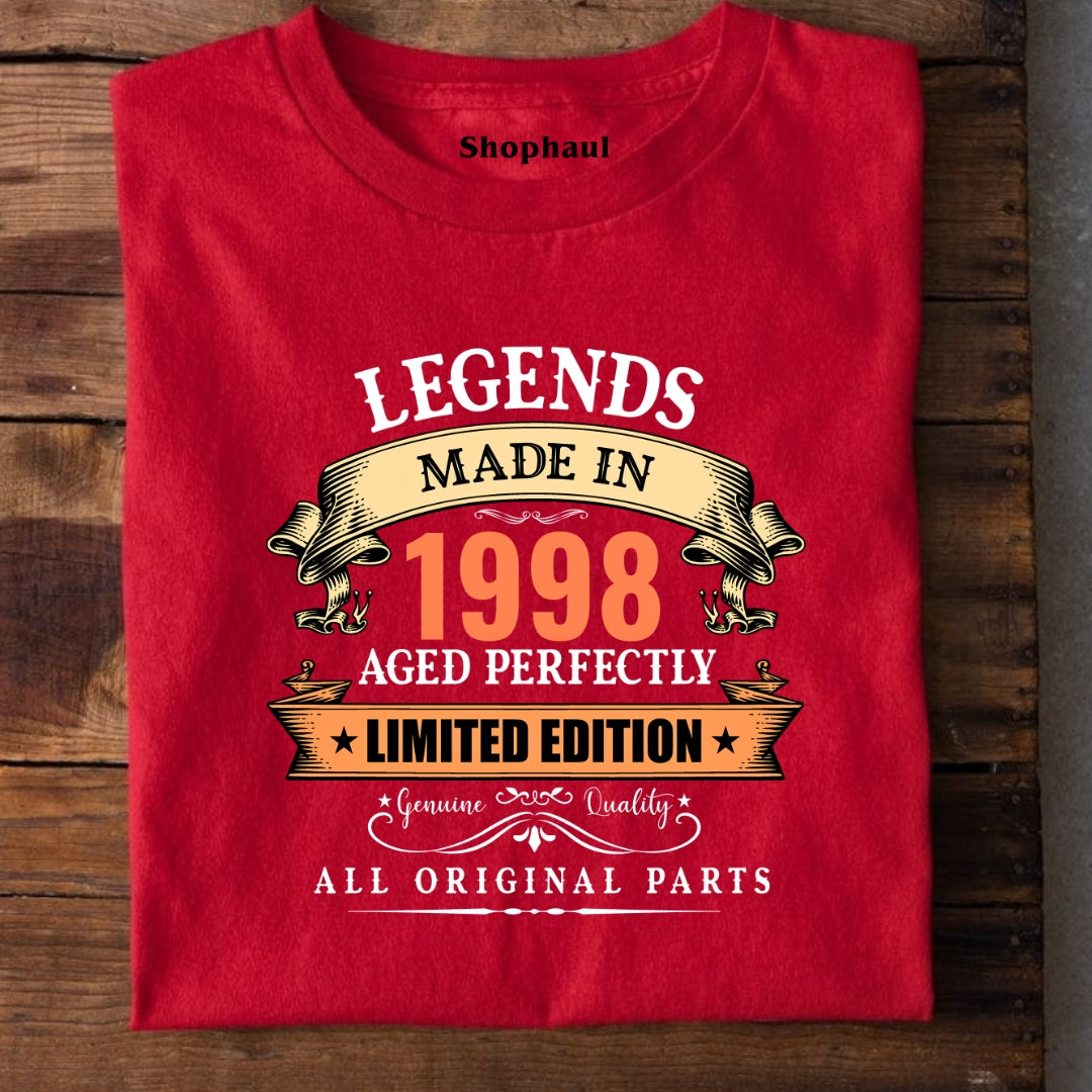 Legends Made in 1998 T-Shirt