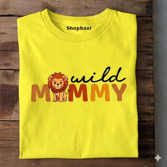 Wild mommy 1st birthday combo T-Shirt 