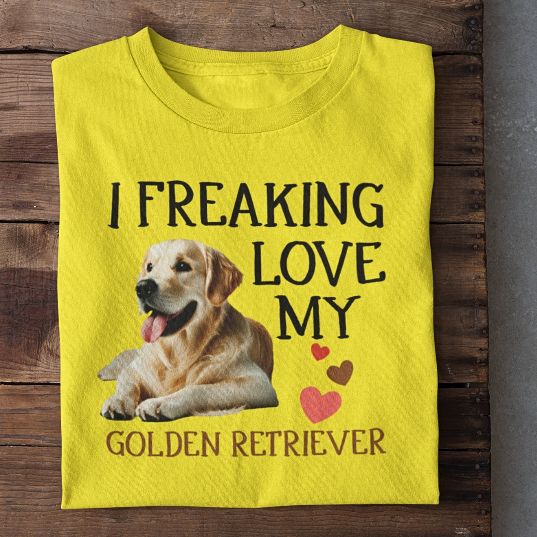 I Love GoldenRetriver Dog T-Shirt