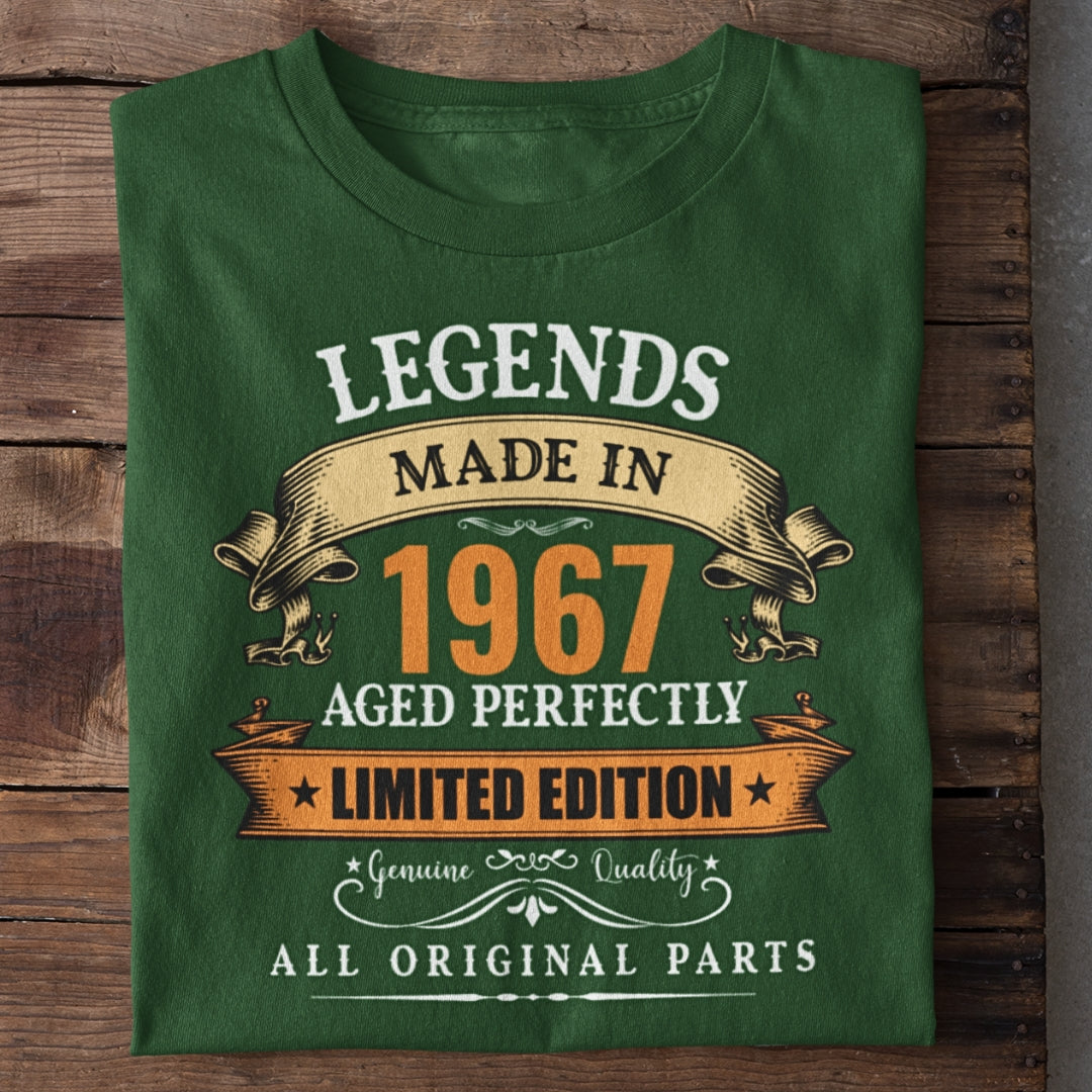 Legends Made in 1967 Birthday T-Shirt
