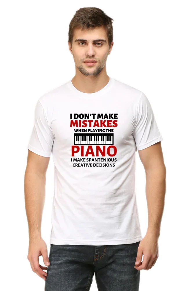 I don't make mistakes Piano T-Shirt