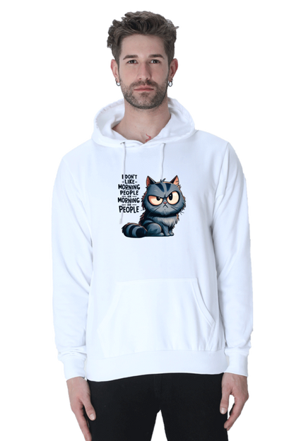 I don't like morning people cat Hoodie