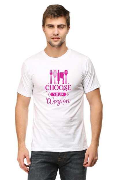 Choose Your Weapon Cooking T-Shirt