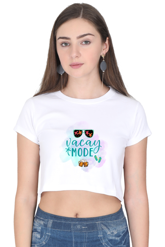 Vacay Mode Crop Top The Shophaul