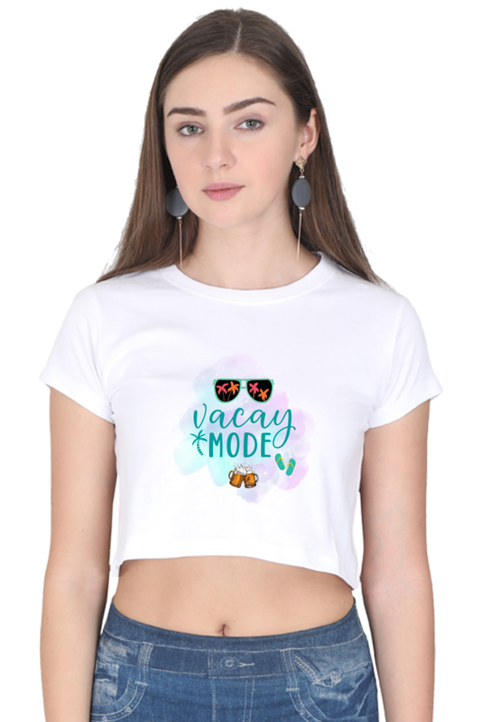 Vacay Mode Crop Top The Shophaul