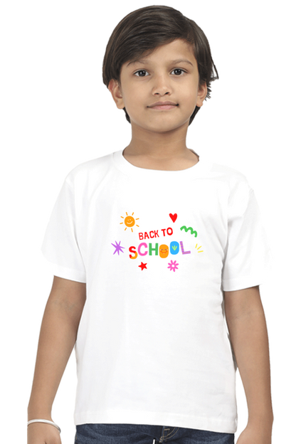 Kids Back to School T-Shirt  White-13Yrs