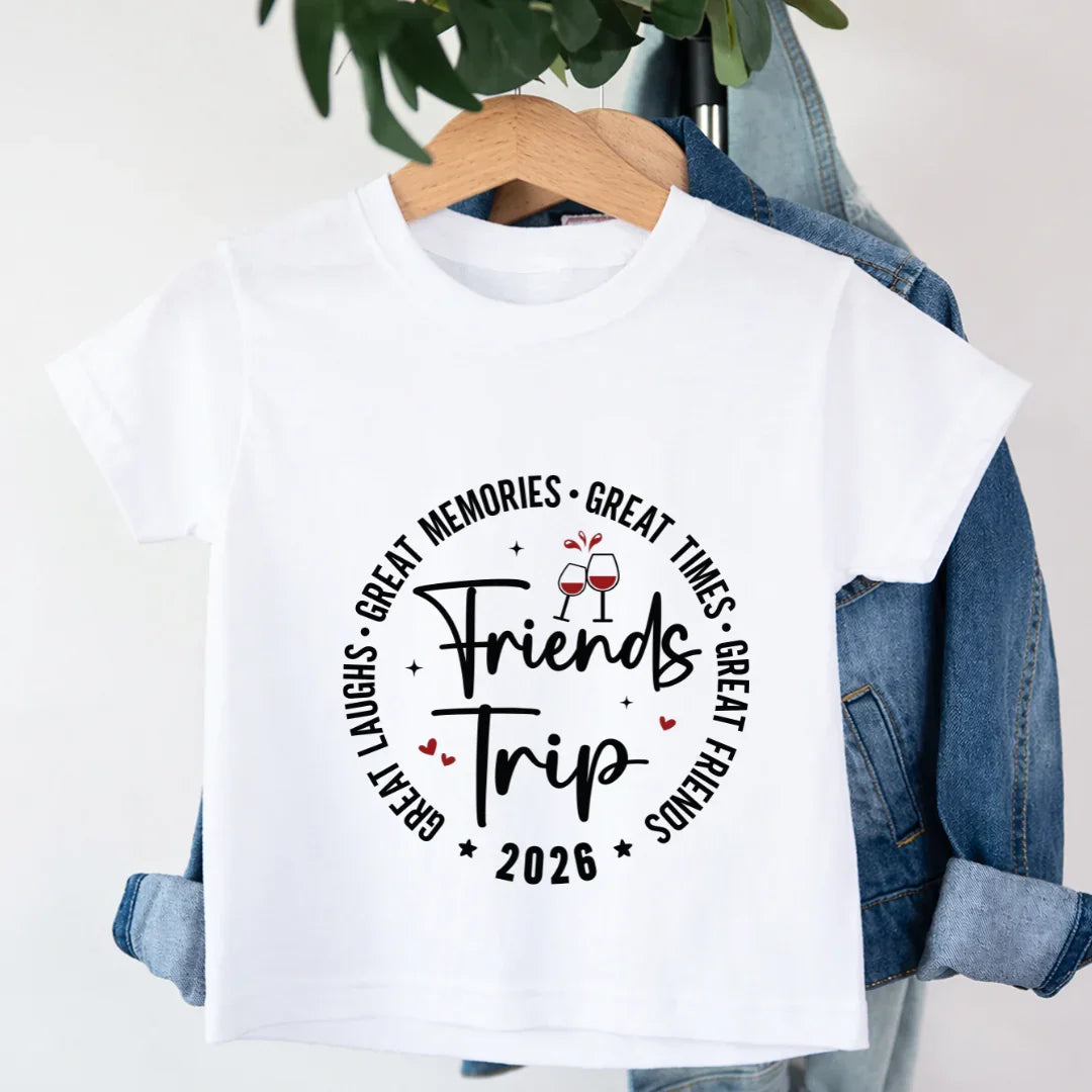 Kids Friends trip T-Shirt group vacation 