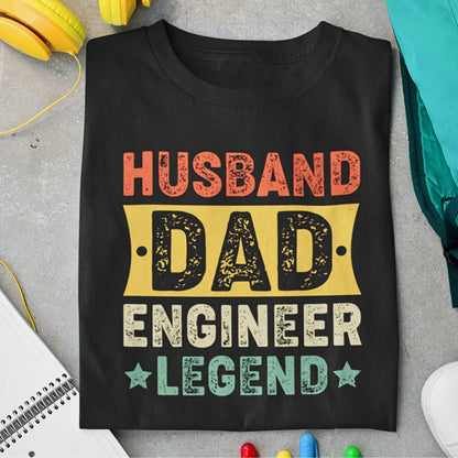 Husband Dad Engineer T-Shirt