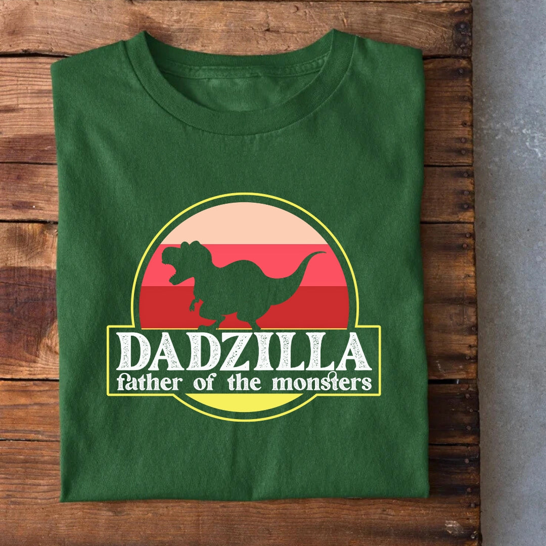 Dadzilla Father of Monster T-Shirt