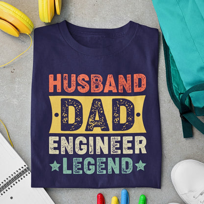 Husband Dad Engineer T-Shirt