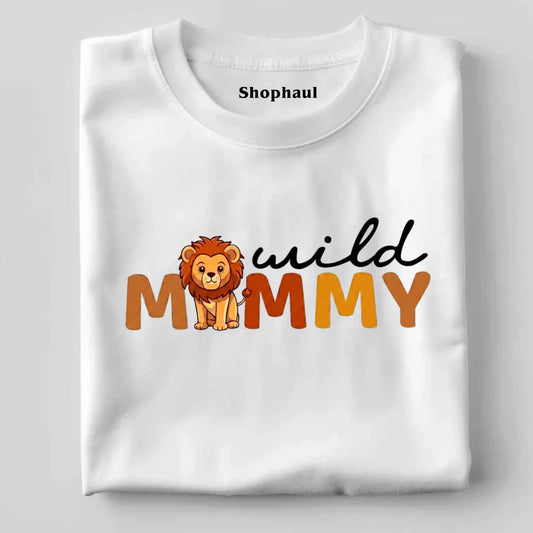Wild mommy 1st birthday combo T-Shirt 