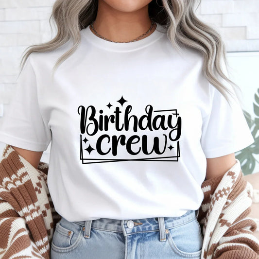 Birthday Crew T-Shirt - The Shophaul Designs